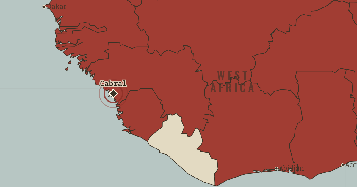 Map: Amílcar Cabral