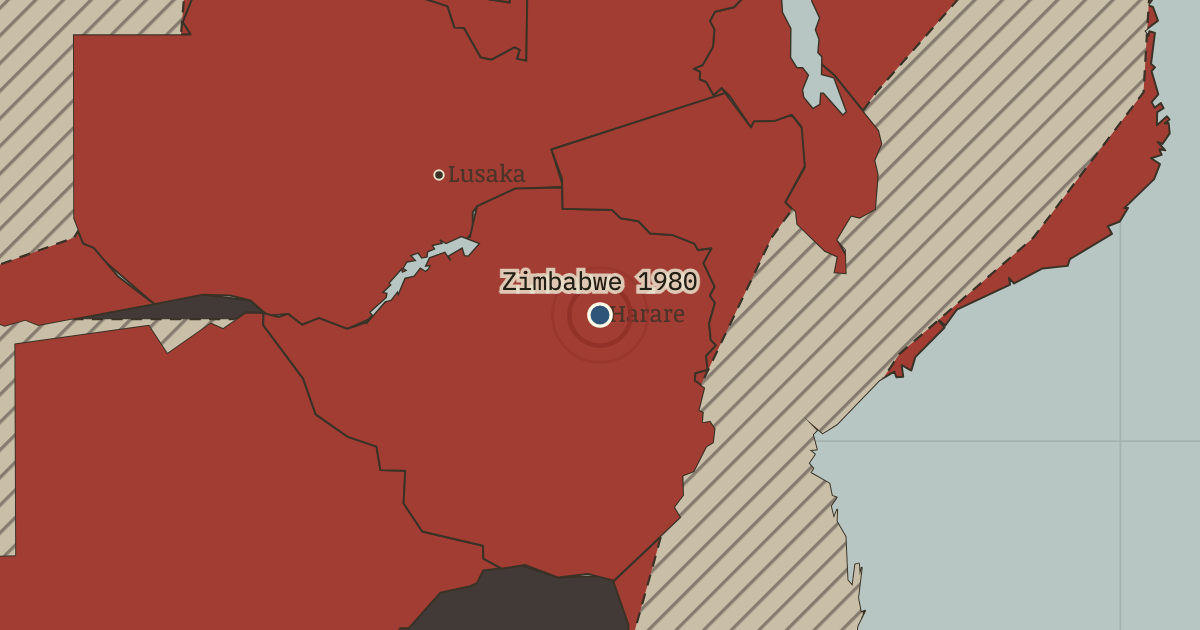 Map: Harare — Zimbabwe