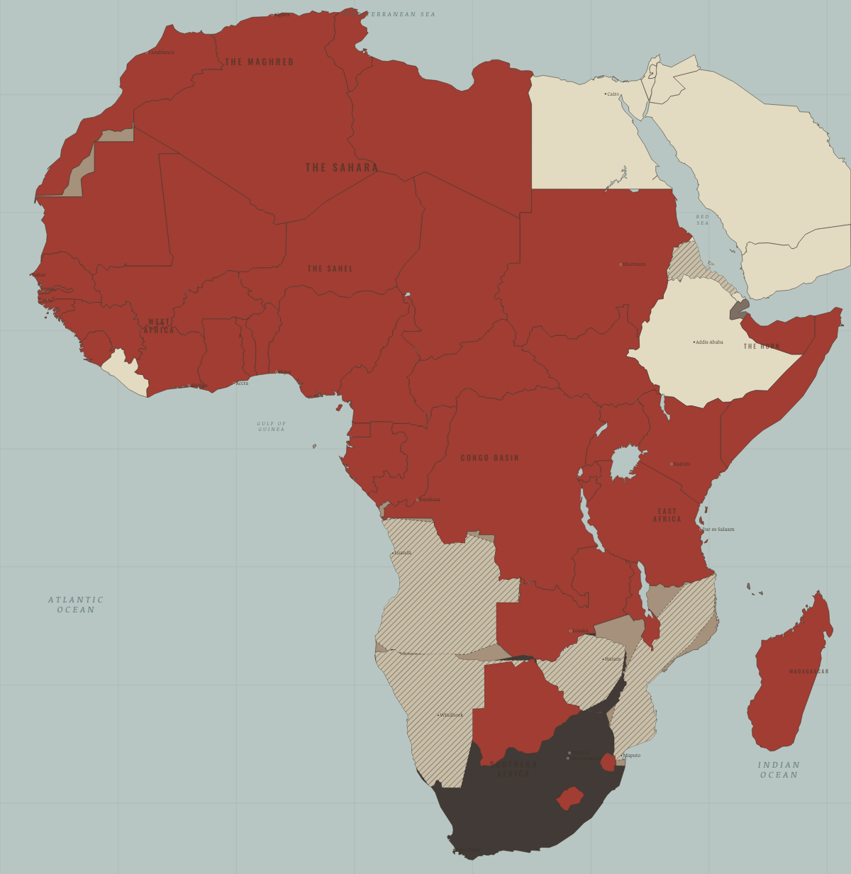 Map of Africa in SEP 1974: Guinea-Bissau & the Carnation