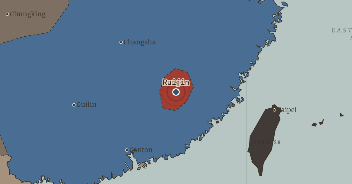Map: The Chinese Soviet Republic