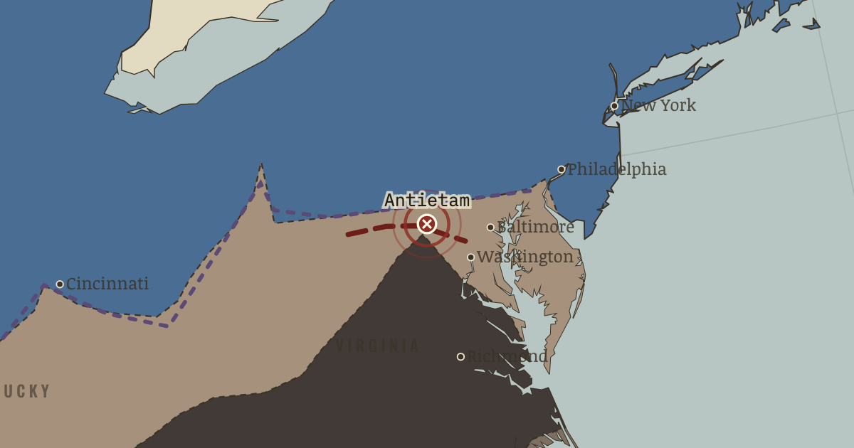 Map: Antietam