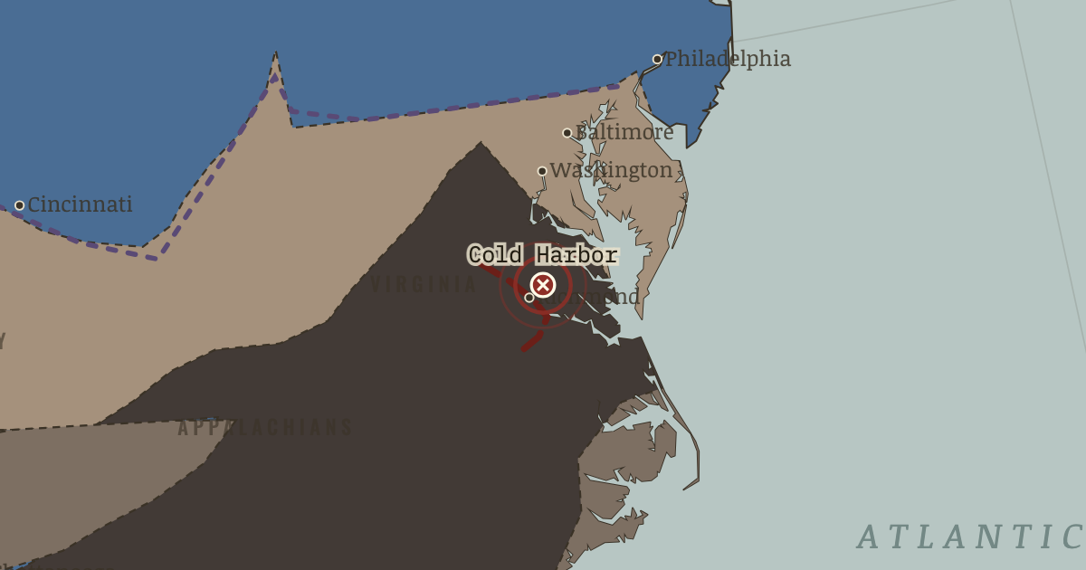 Map: Cold Harbor