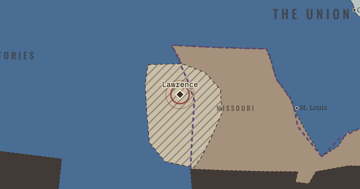 Map: Lawrence, Kansas