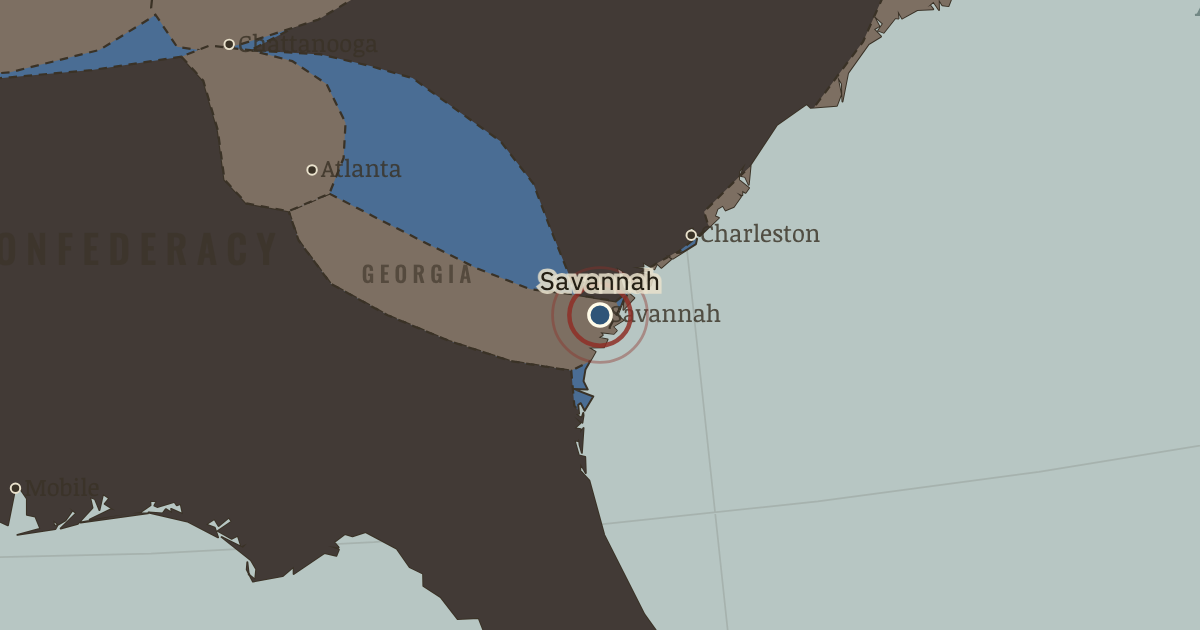 Map: Savannah