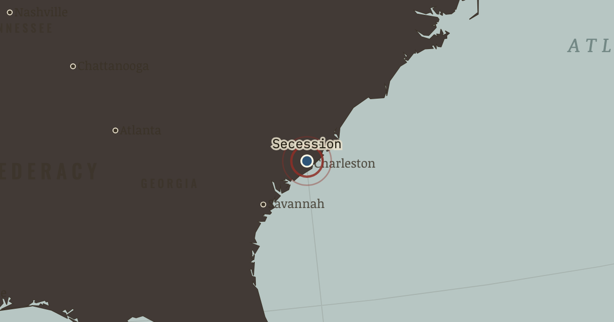 Map: Secession