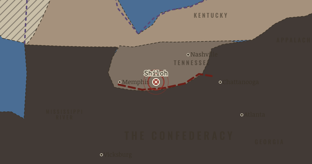 Map: Shiloh