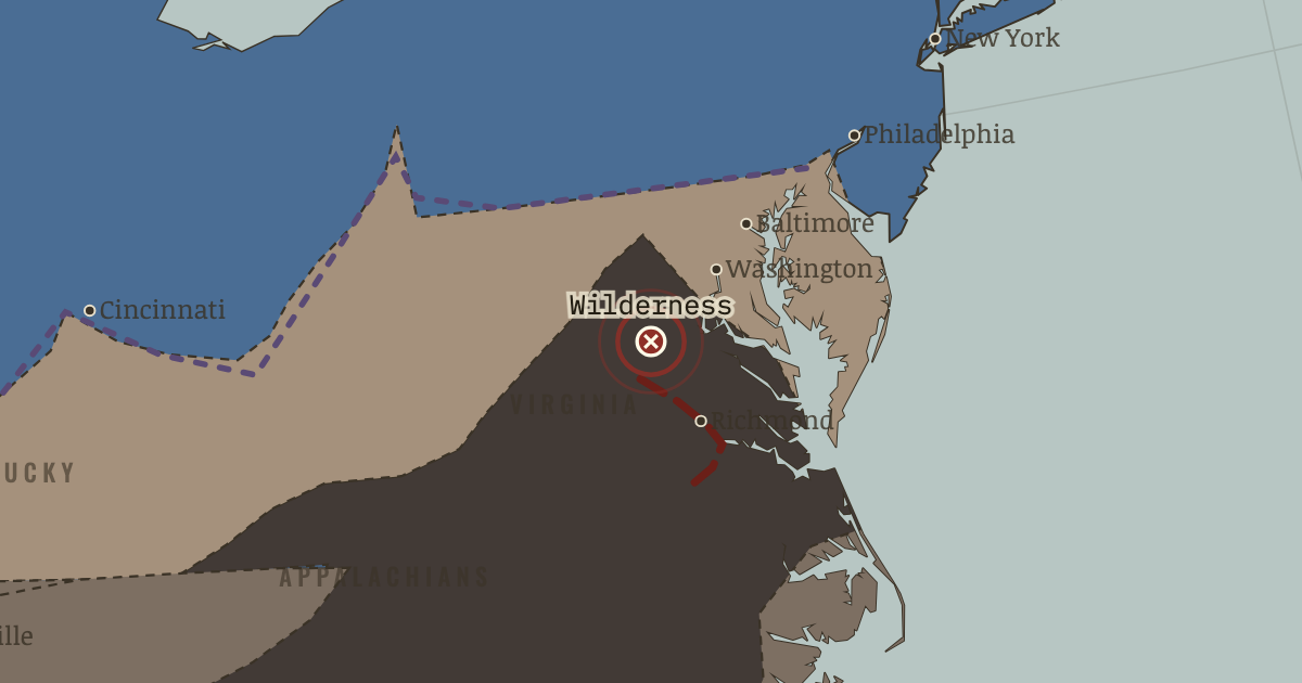 Map: The Wilderness