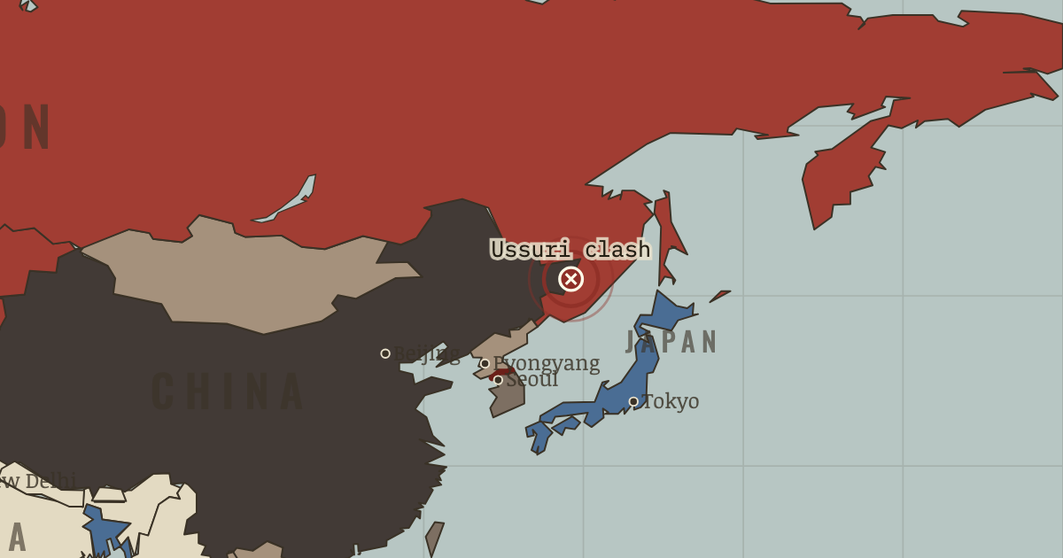 Map: Clash on the Ussuri