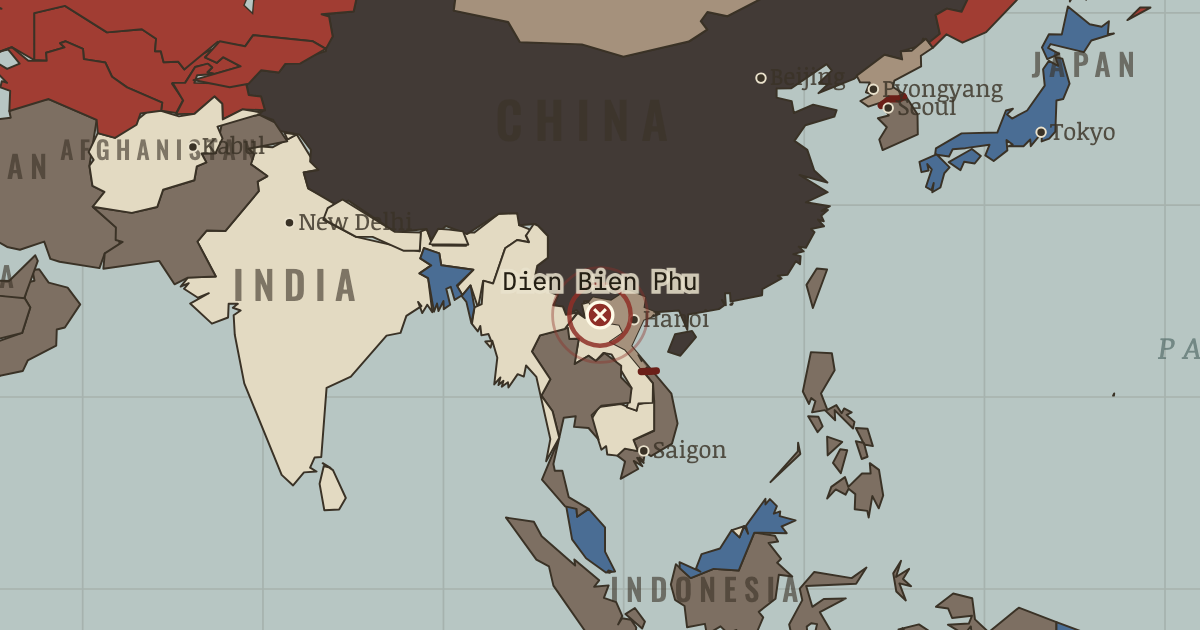 Map: Dien Bien Phu