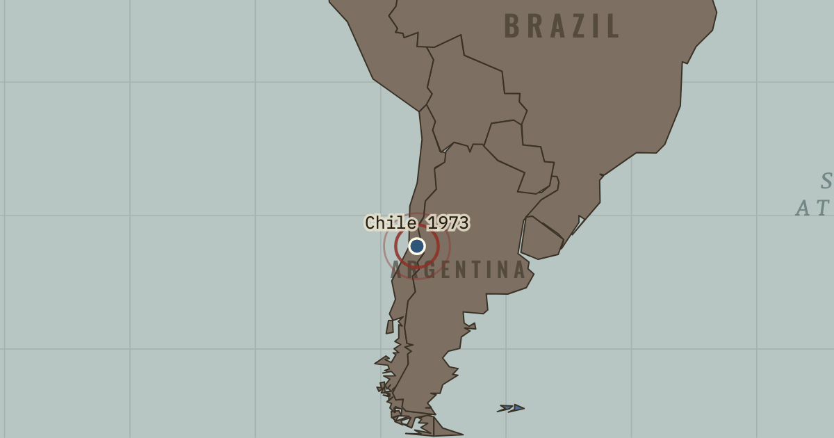 Map: The coup in Chile
