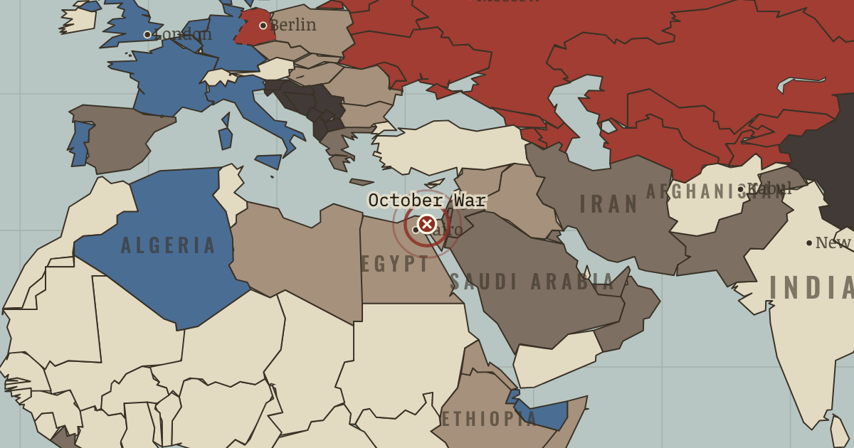 Map: The October War