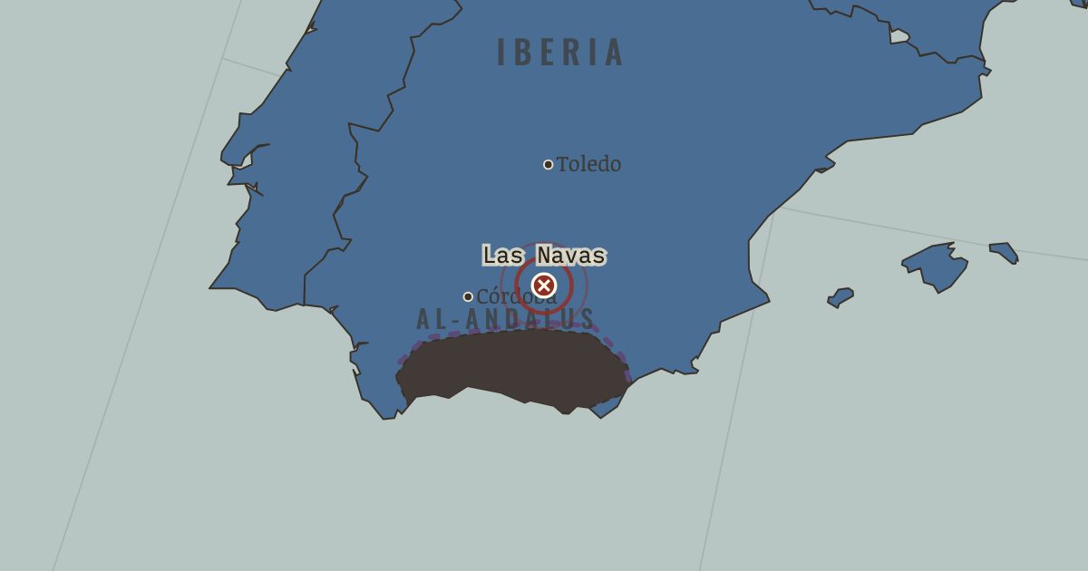 Map: Las Navas de Tolosa