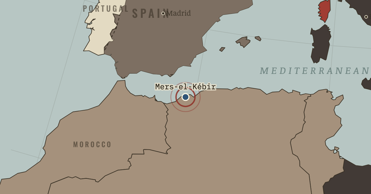 Map: Mers-el-Kébir