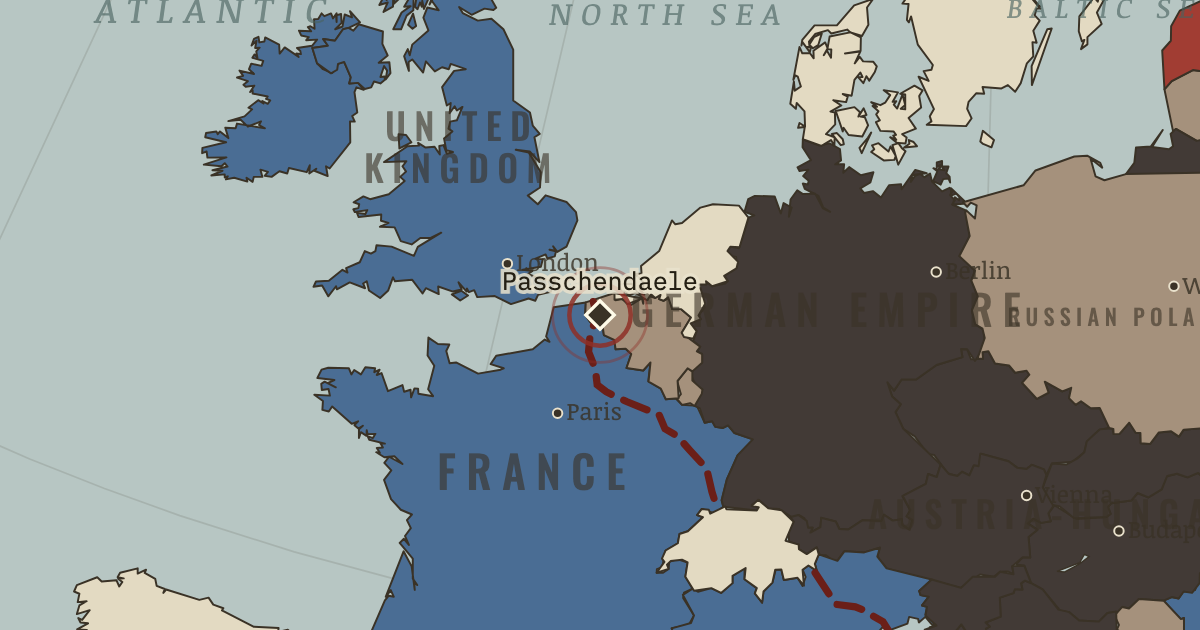 Map: Passchendaele