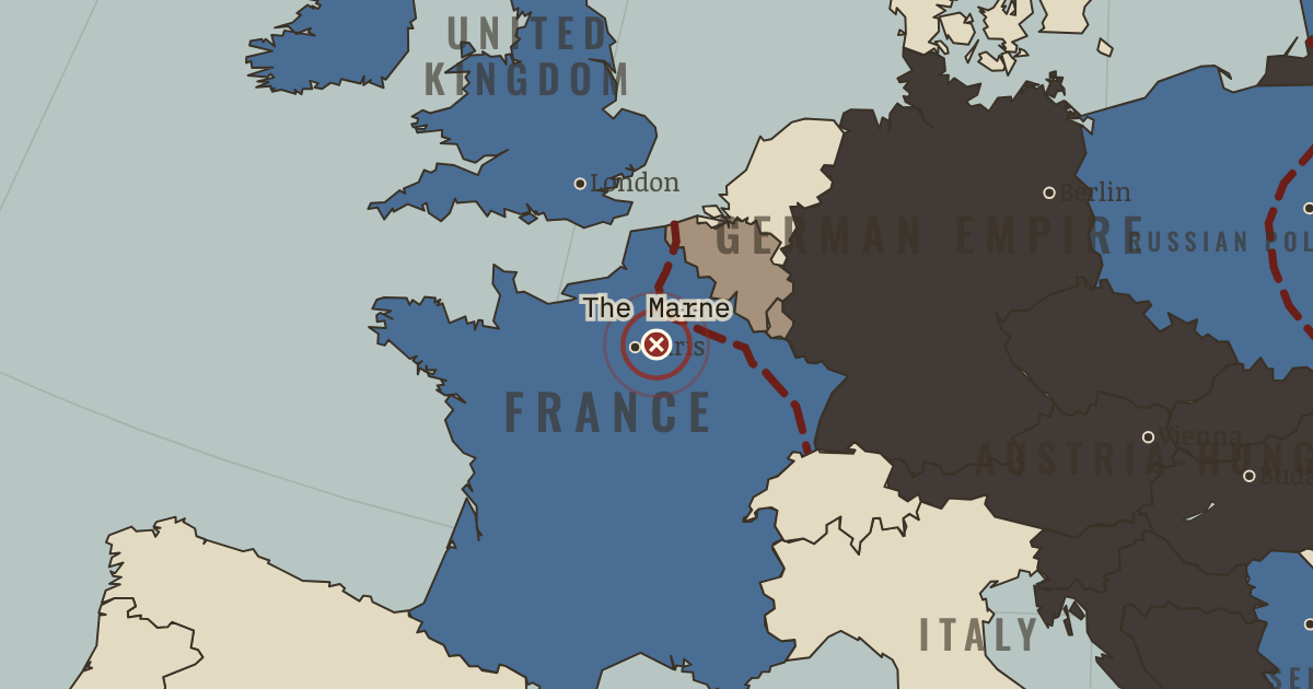 Map: The Marne