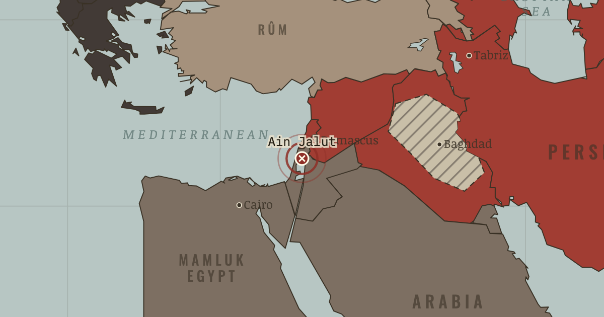 Map: Ain Jalut