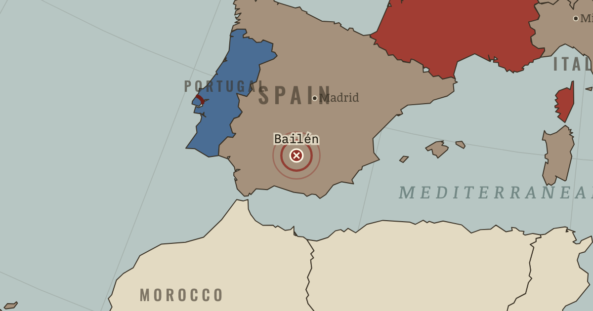 Map: Bailén