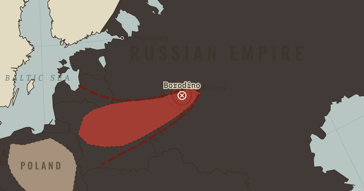 Map: Borodino