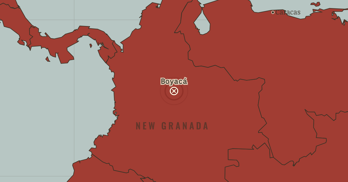 Map: Boyacá