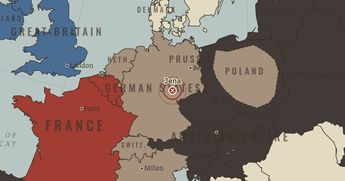 Map: Jena–Auerstedt