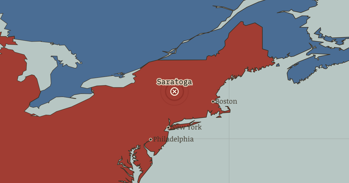 Map: Saratoga