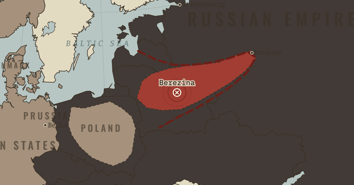 Map: The Berezina
