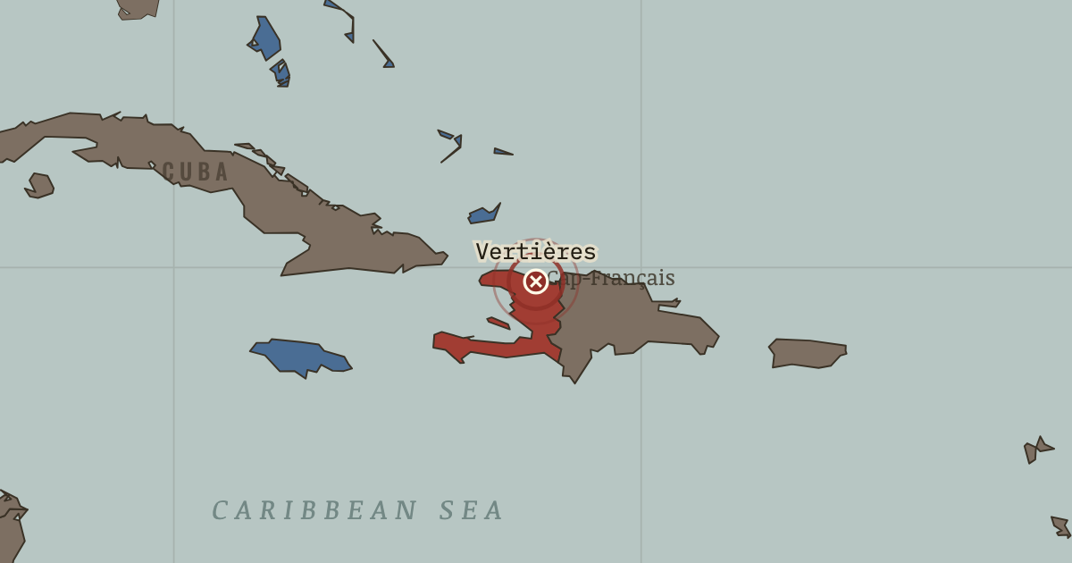 Map: Vertières