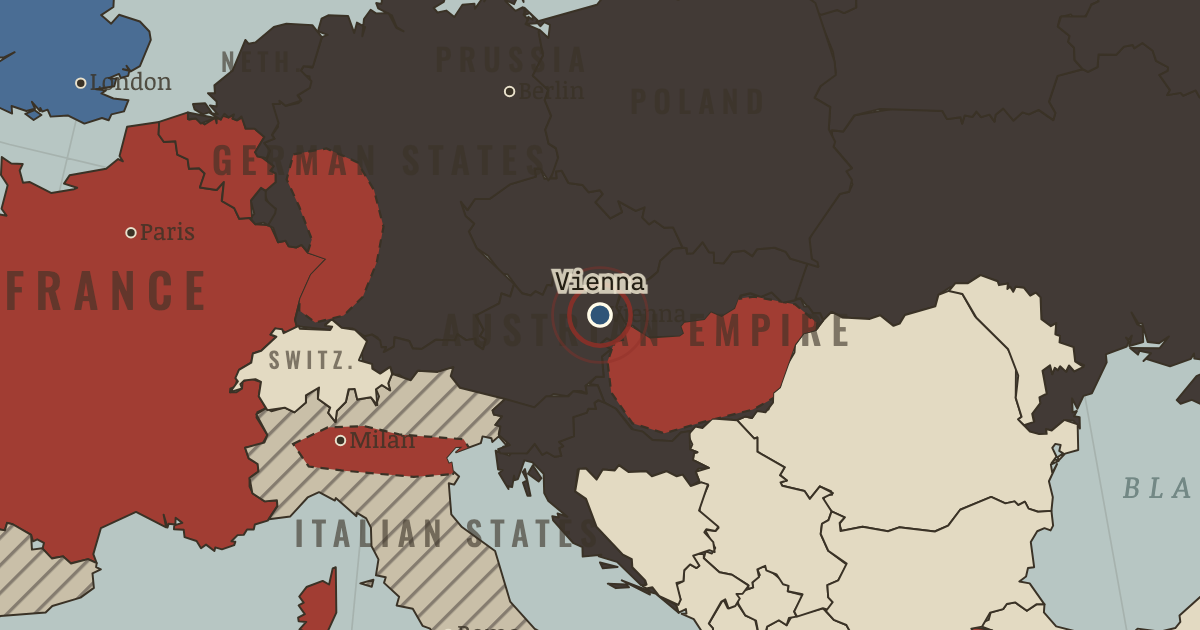 Map: Vienna rises