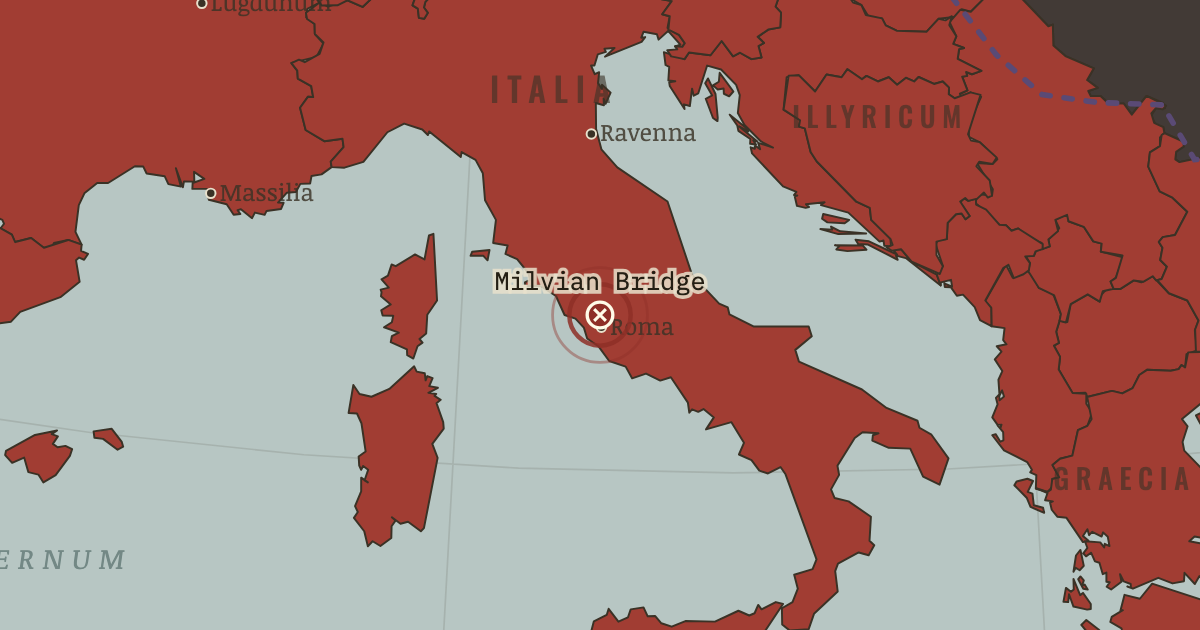 Map: Milvian Bridge