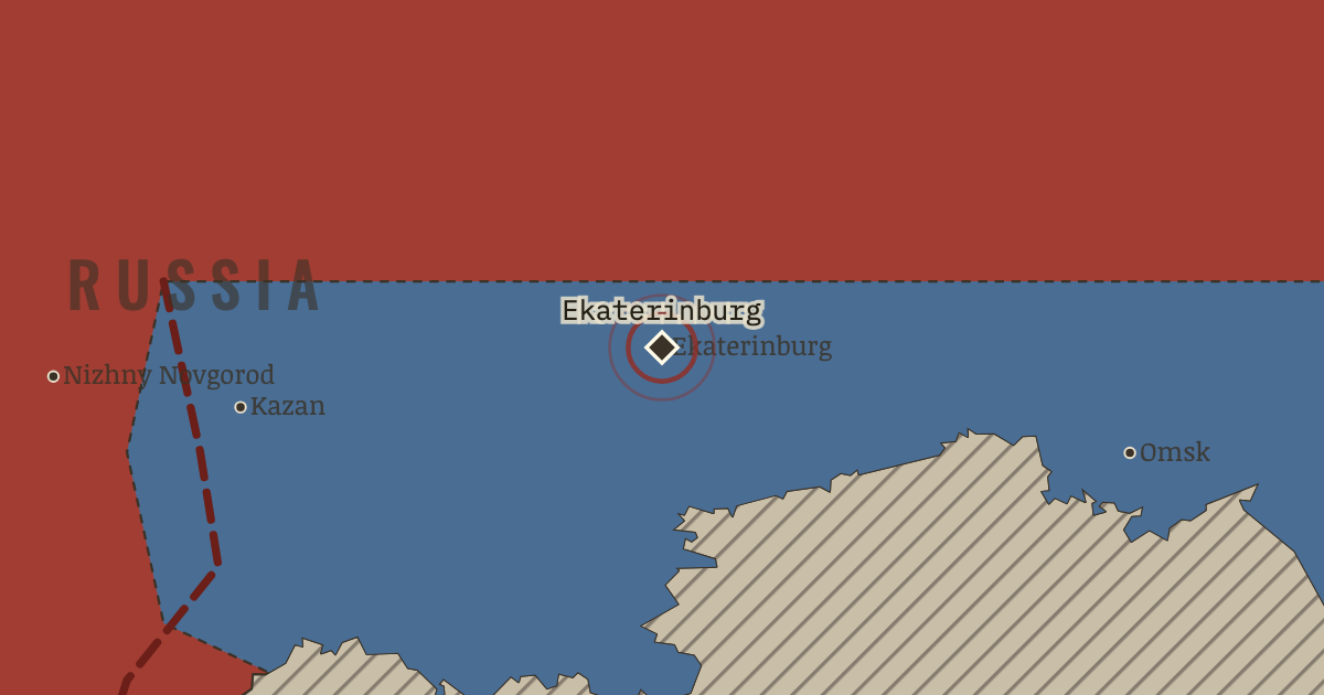 Map: Ekaterinburg