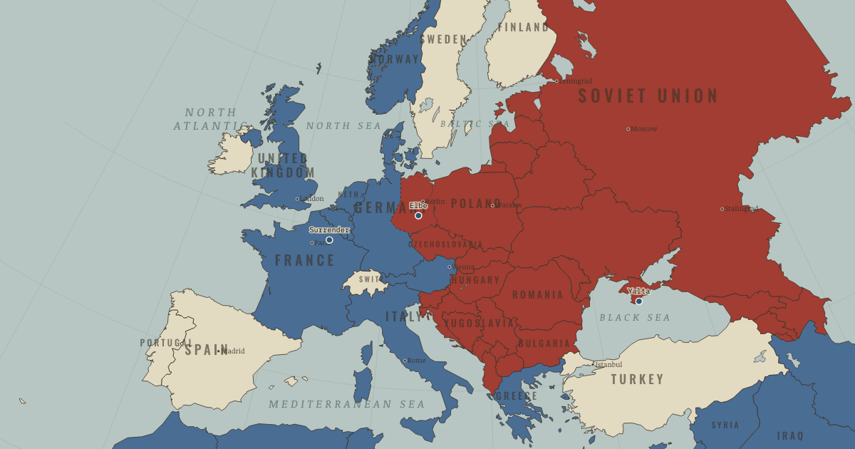 Map: The World the War Made — The War Room — WW2, 1936–1945