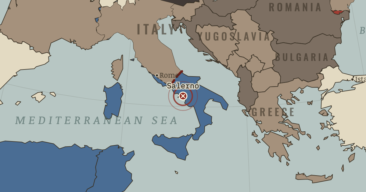 Map: Salerno